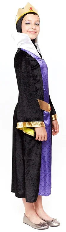 Disfraz de Reina Malvada para Niña Reina Malvada Partilandia