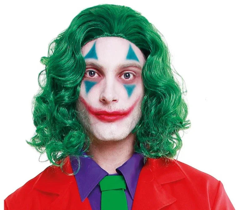 Peluca Verde de Joker Payaso Psicópata Joker Partilandia