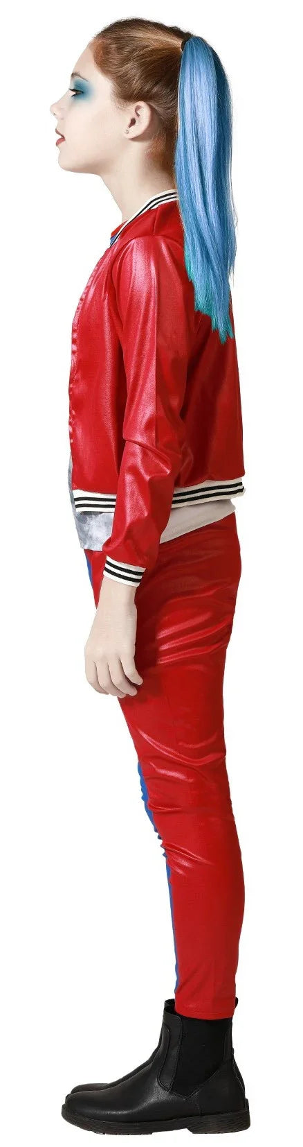 Disfraz de Harley Villana Peligrosa para Niña Harley Quinn Atosa