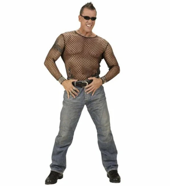 Camiseta de Red Negra para Hombre COMPLEMENTOS Widmann