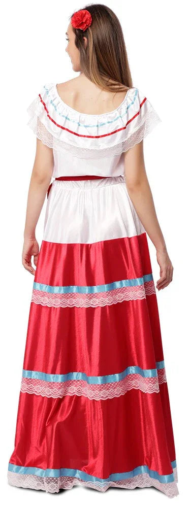 Disfraz de Cubana Tradicional para Mujer Rumberos y Caribeños EuroCarnavales