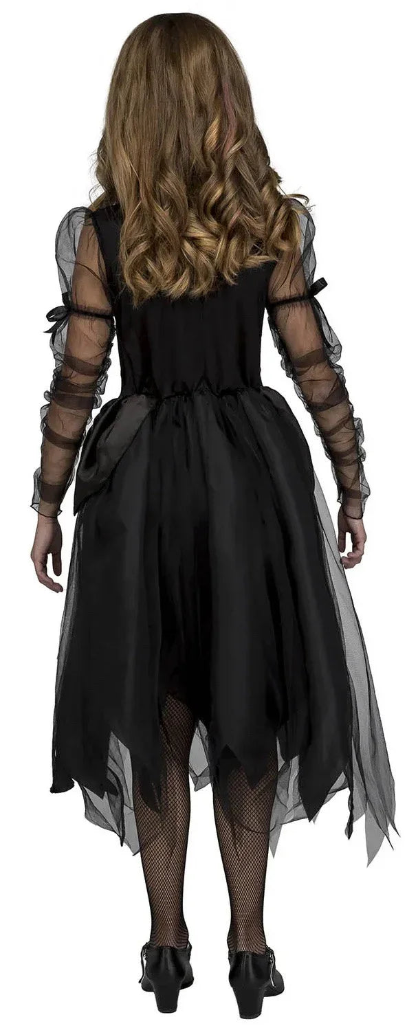 Disfraz de Princesa Gótica Oscura para Niña Halloween Infantiles Viving
