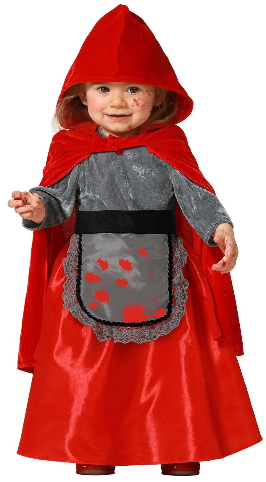 Disfraz de Caperucita Sangrienta para Bebé Caperucita Roja Atosa