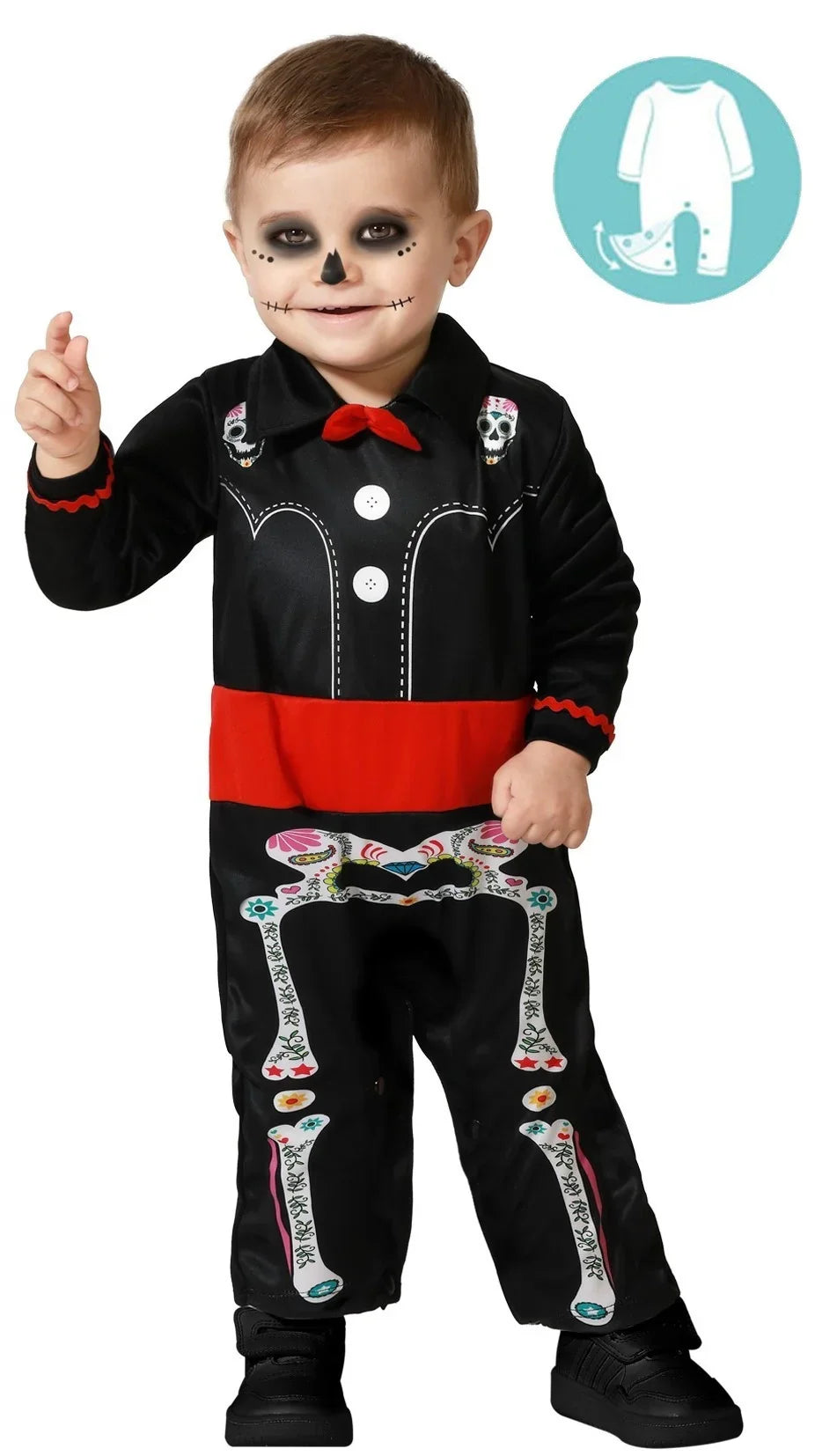 Disfraz de Catrín para Bebé Catrina Atosa