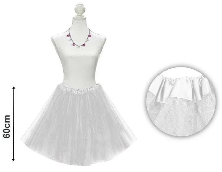 Tutú Blanco de 60cms para Adulto Tutús Partilandia