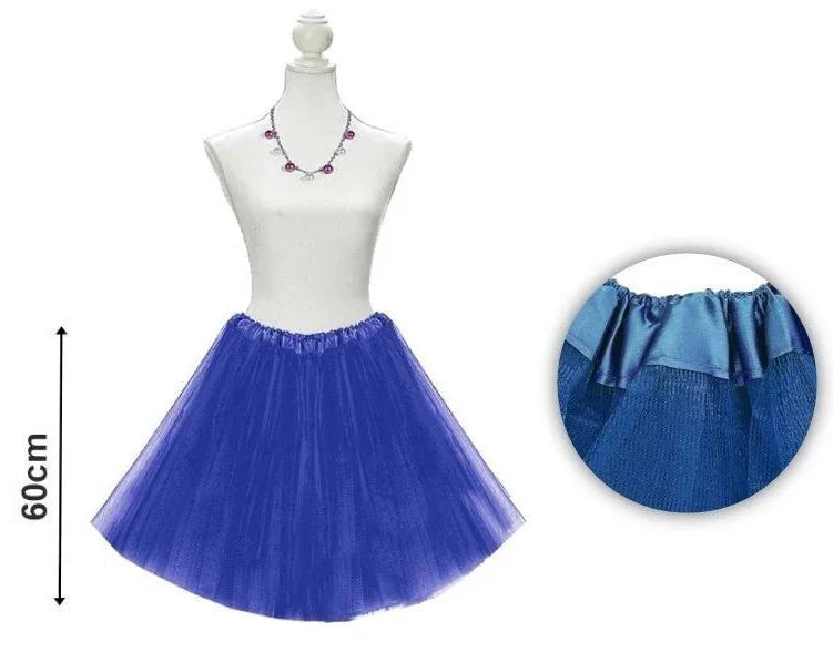 Tutú Azul Oscuro de 60cms para Adulto Tutús Partilandia