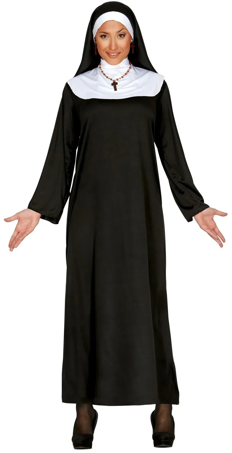 Disfraz de Monja de Clausura para Mujer Monjas Guirca