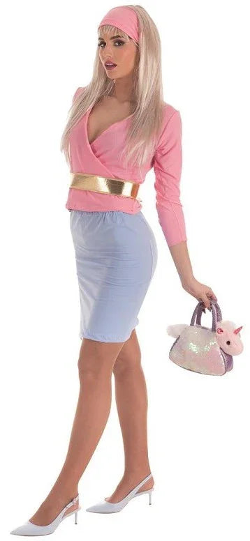 Disfraz de Muñeca Barbie con Peluca para Adulto Barbie Llopis