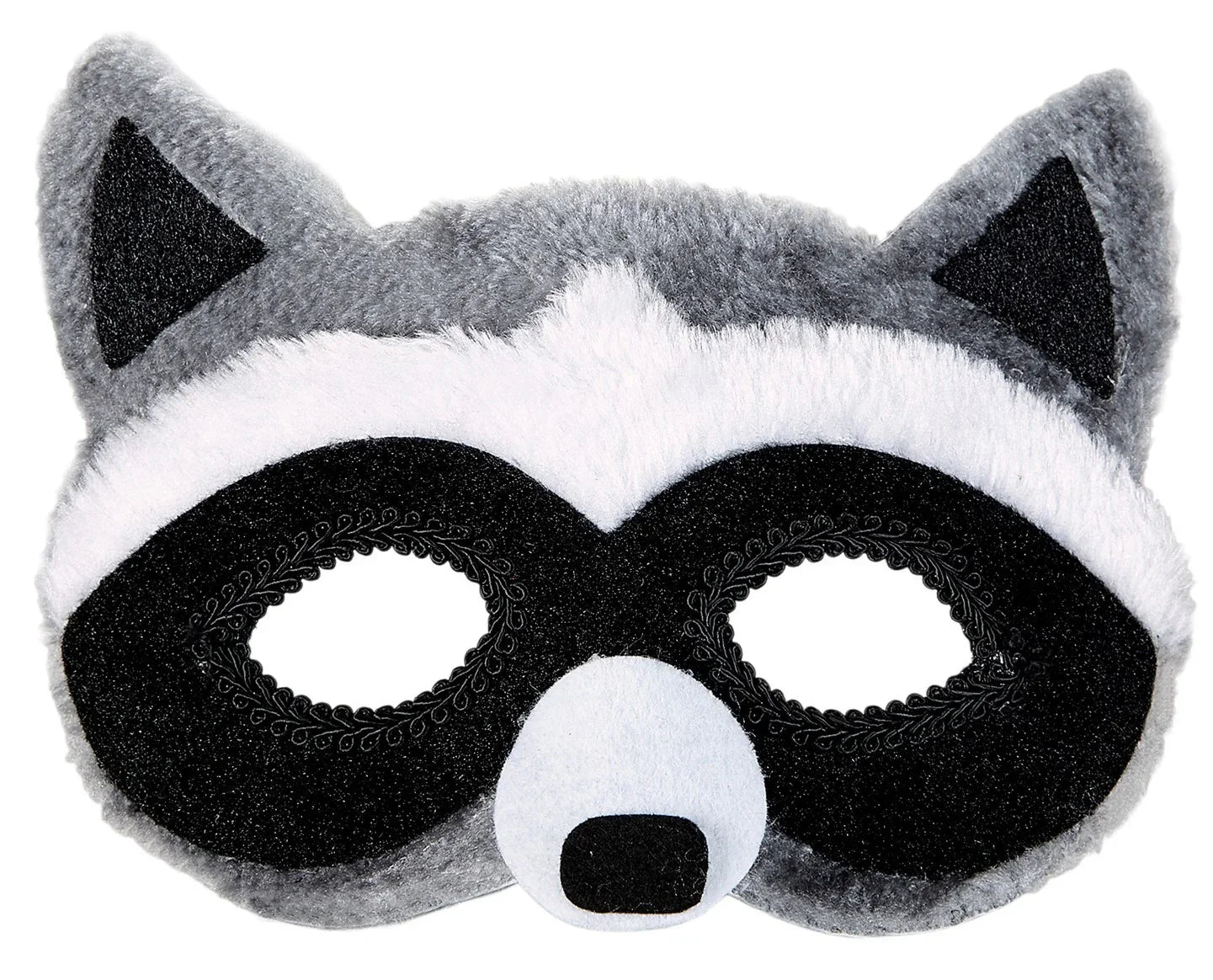 Máscara de Mapache de Peluche Máscaras de Animales Widmann