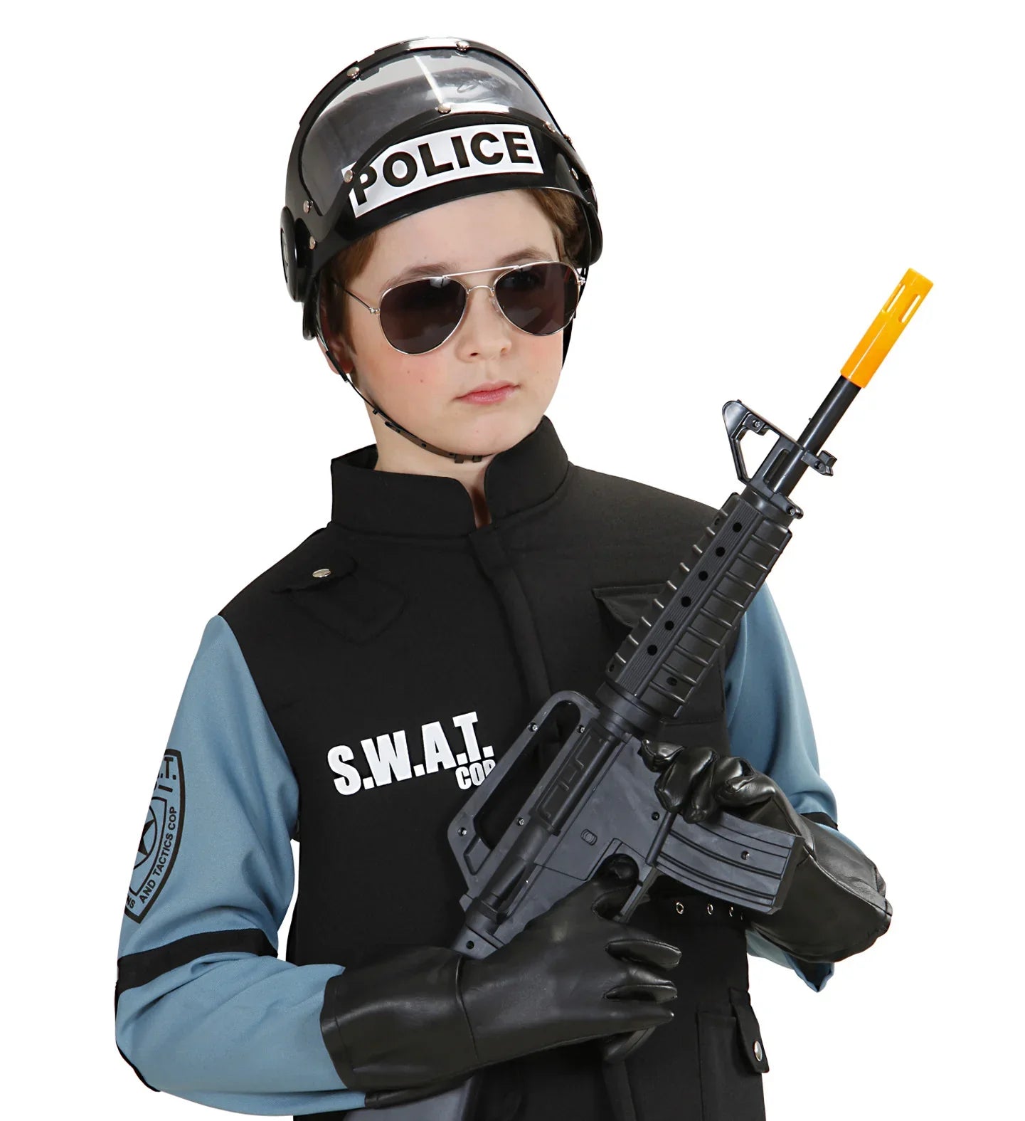 Casco de Policía de las Fuerzas Especiales para Niño Policía Widmann