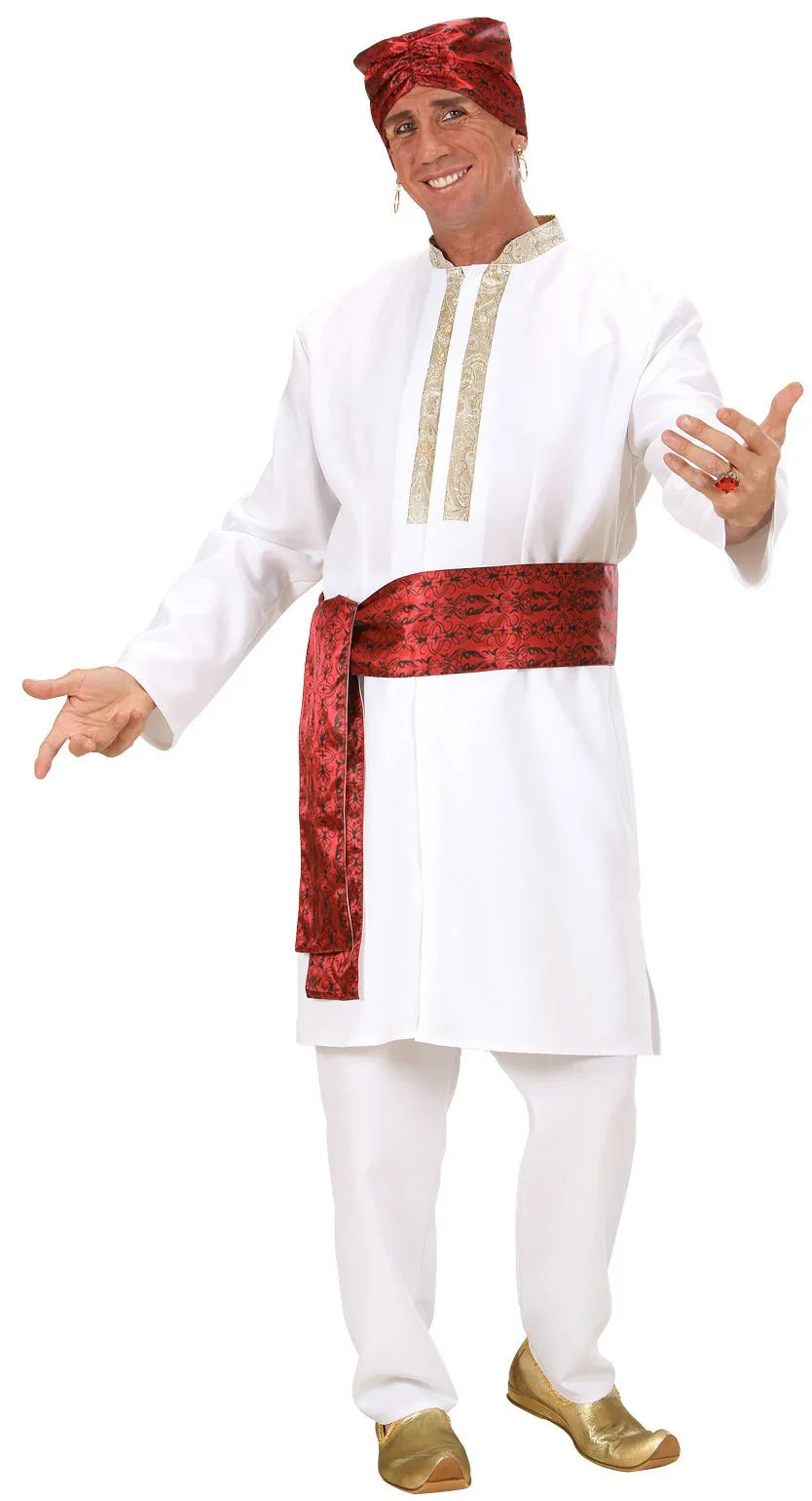 Disfraz de Estrella de Cine de Bollywood para Hombre Hindús Widmann