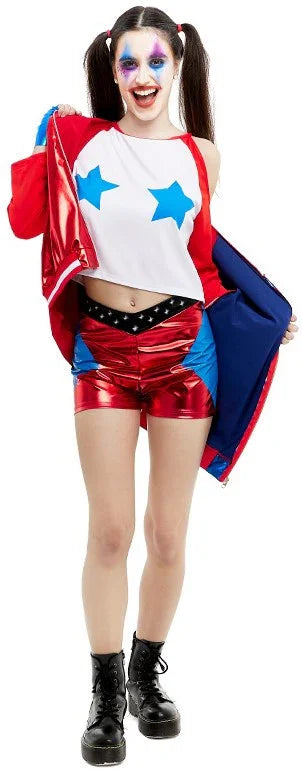 Disfraz de Harley Villana Violenta para Mujer Harley Quinn Partilandia