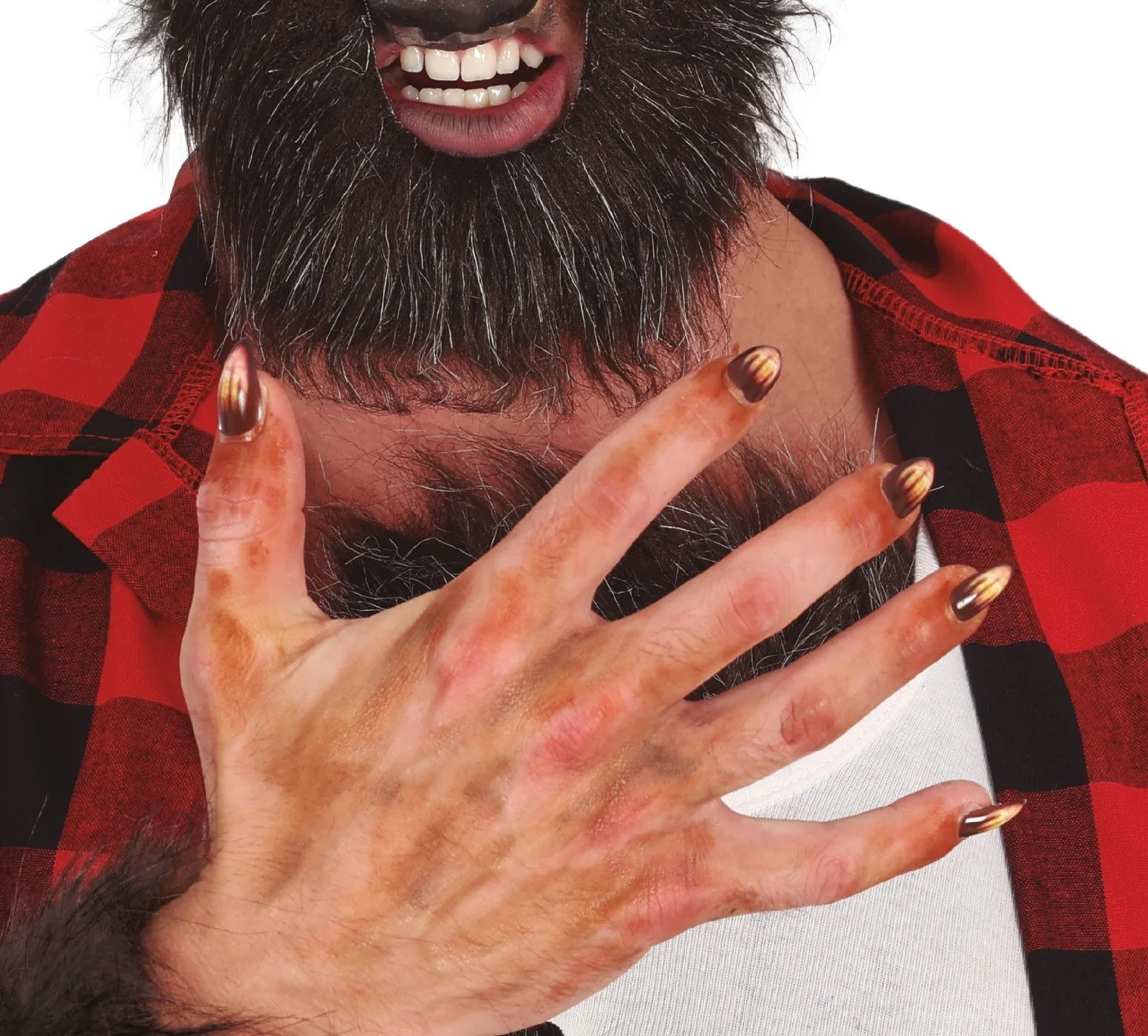 Uñas Postizas de Hombre Lobo con Adhesivo Hombres Lobo Guirca