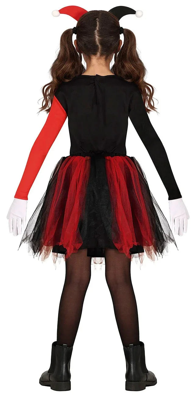 Disfraz de Harley Villana Clásica para Niña Harley Quinn Guirca