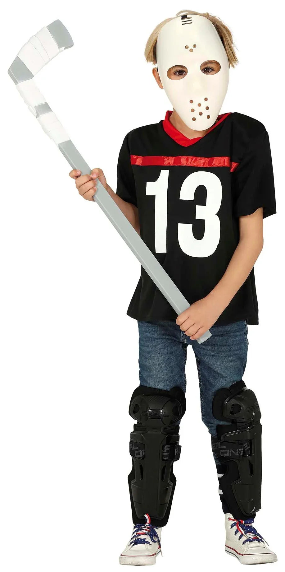Disfraz de Jason Jugador Hockey Asesino para Niño Jason Viernes 13 Guirca