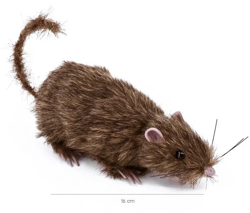 Ratón Peludo Marrón Figuras Decorativas Partilandia