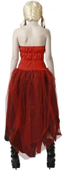 Disfraz de Harley Rojo Falda de Tul para Mujer Harley Quinn Atosa