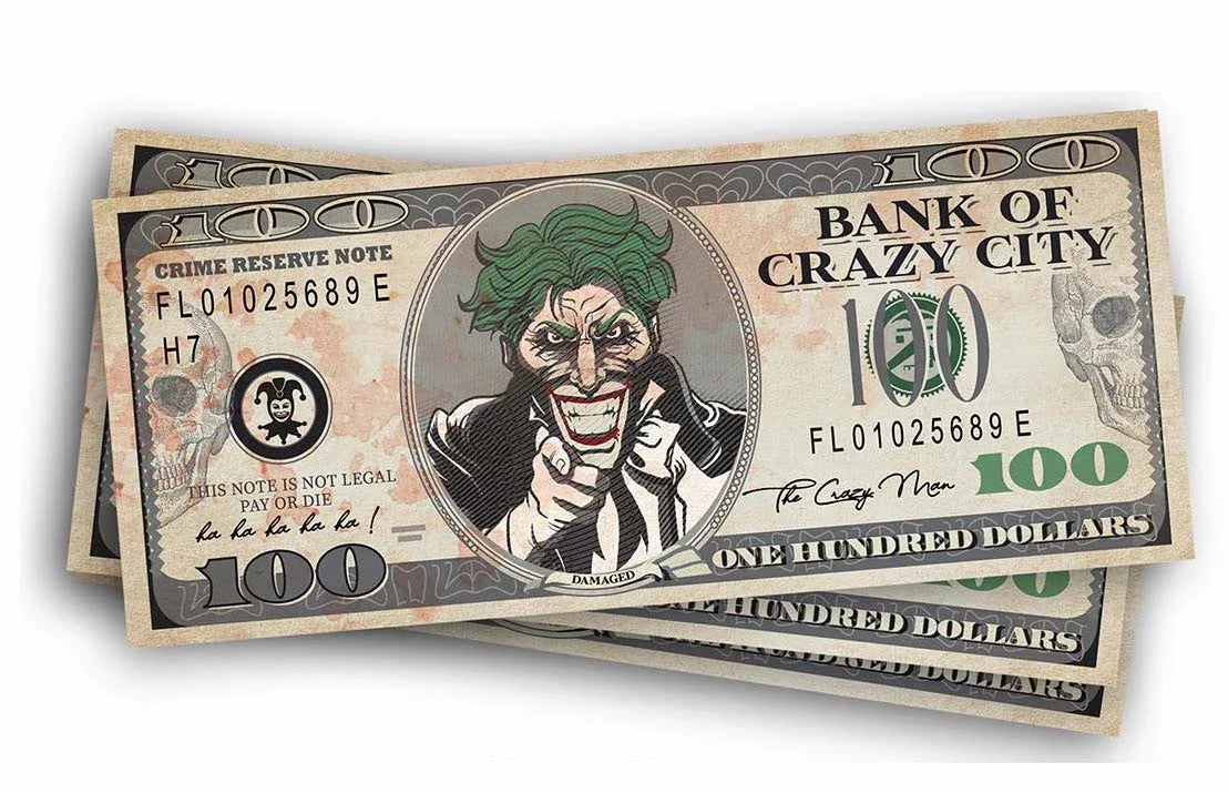 Billetes de Joker Dólar COMPLEMENTOS Guirca