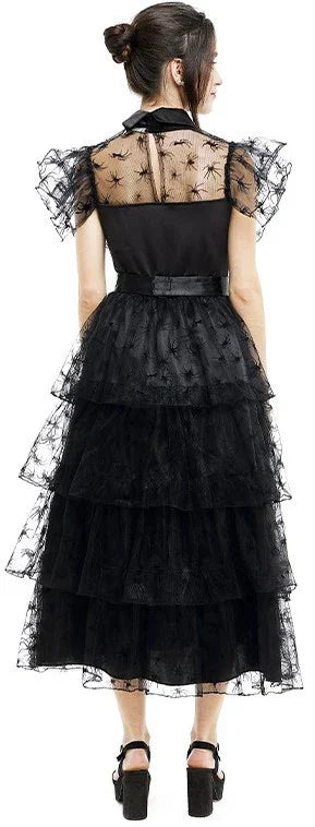 Disfraz de Miércoles Addams Baile para Mujer Miércoles Addams Partilandia