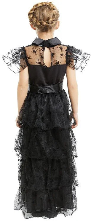 Disfraz de Miércoles Addams Baile para Niña Miércoles Addams Partilandia