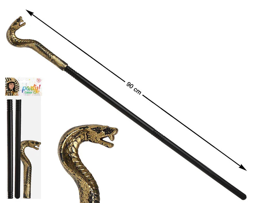 Bastón de Serpiente Desmontable 90cm Complementos Egipcios Atosa