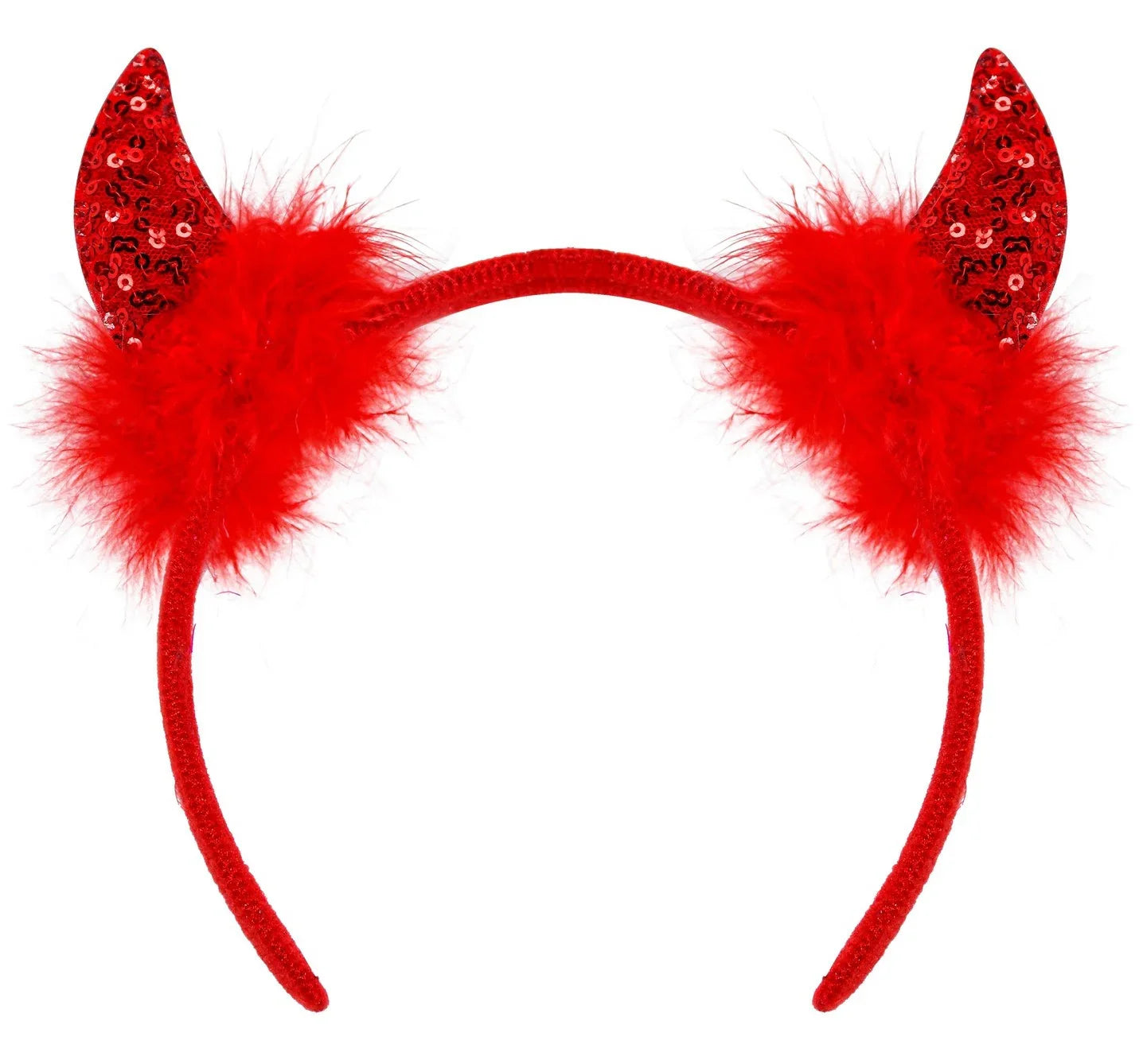 Cuernos de Diablo Rojos con Lentejuelas Cuernos de Diablo y Demonio Widmann