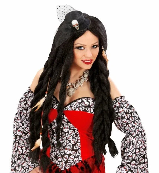 Mini Sombrero Decorado con Calabera COMPLEMENTOS Widmann