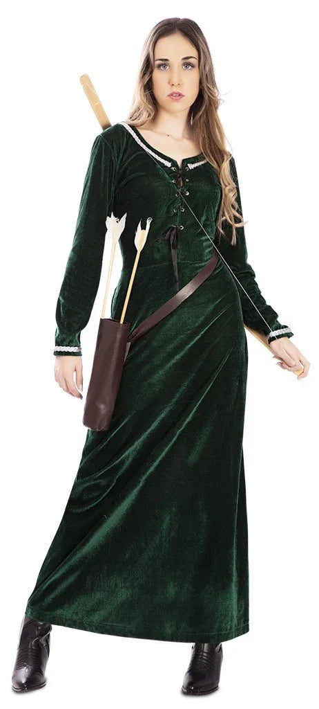 Disfraz de Doncella Arquera Lady Marian para Mujer Robin Hood y Arquero EuroCarnavales
