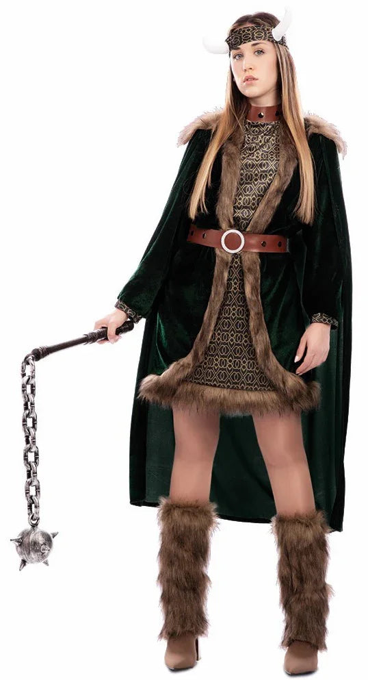 Disfraz de Saqueadora Vikinga para Mujer Vikingos EuroCarnavales