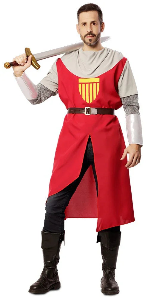 Disfraz de Capitán Trueno para Hombre Caballeros y Cruzados Medievales EuroCarnavales
