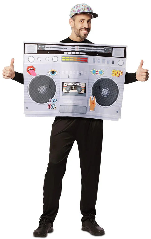Disfraz de Radio Cassette Años 80 para Adulto Años 80 EuroCarnavales