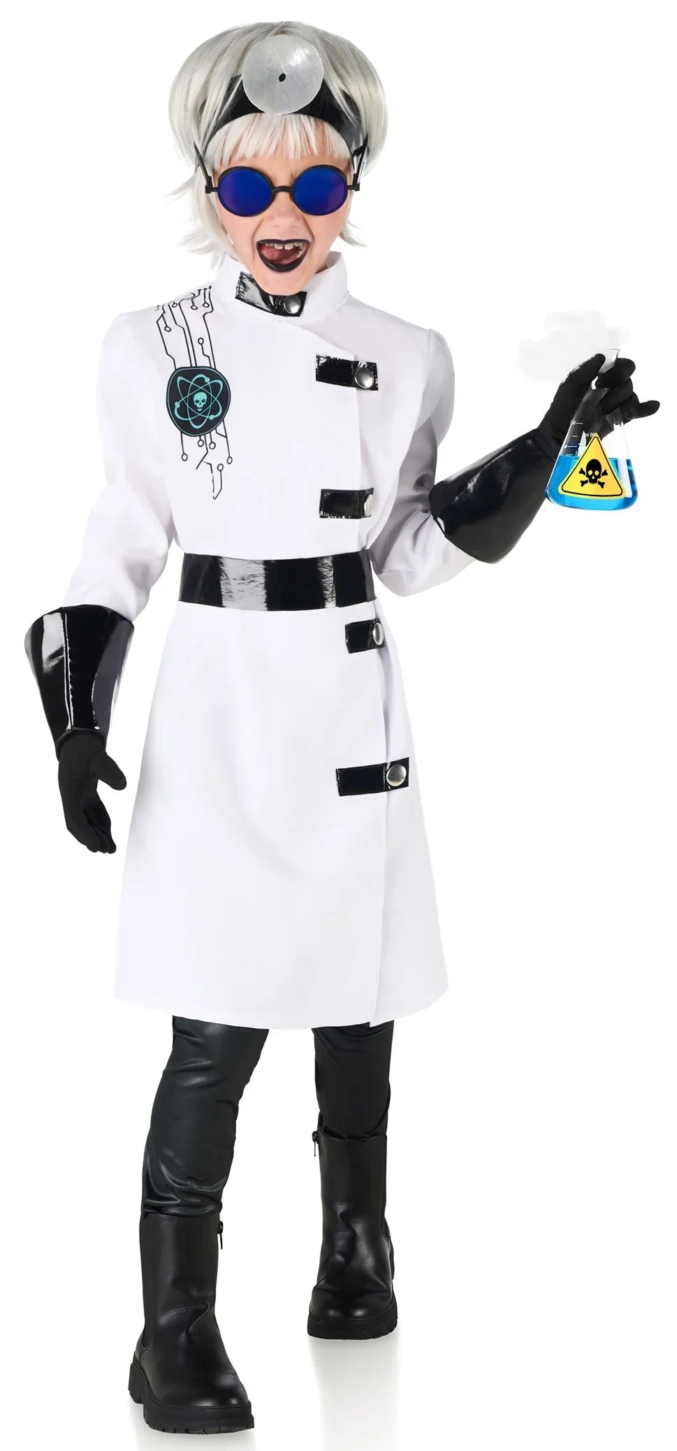 Disfraz de Científica Loca para Niña Científico Loco Kimokawaii