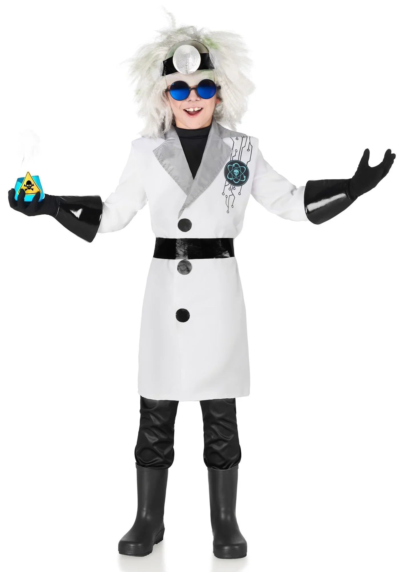 Disfraz de Científico Loco para Niño Científico Loco Kimokawaii