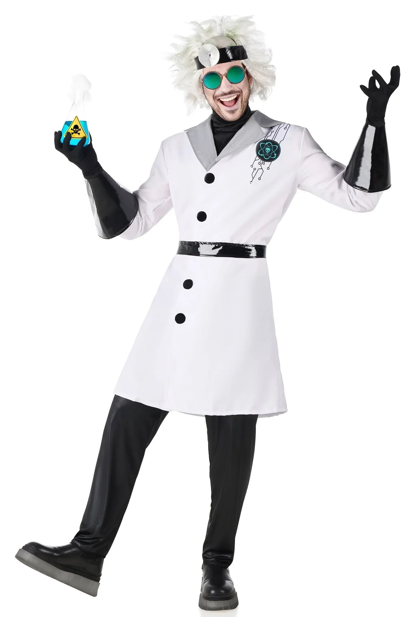 Disfraz de Científico Loco para Adulto Científico Loco Kimokawaii