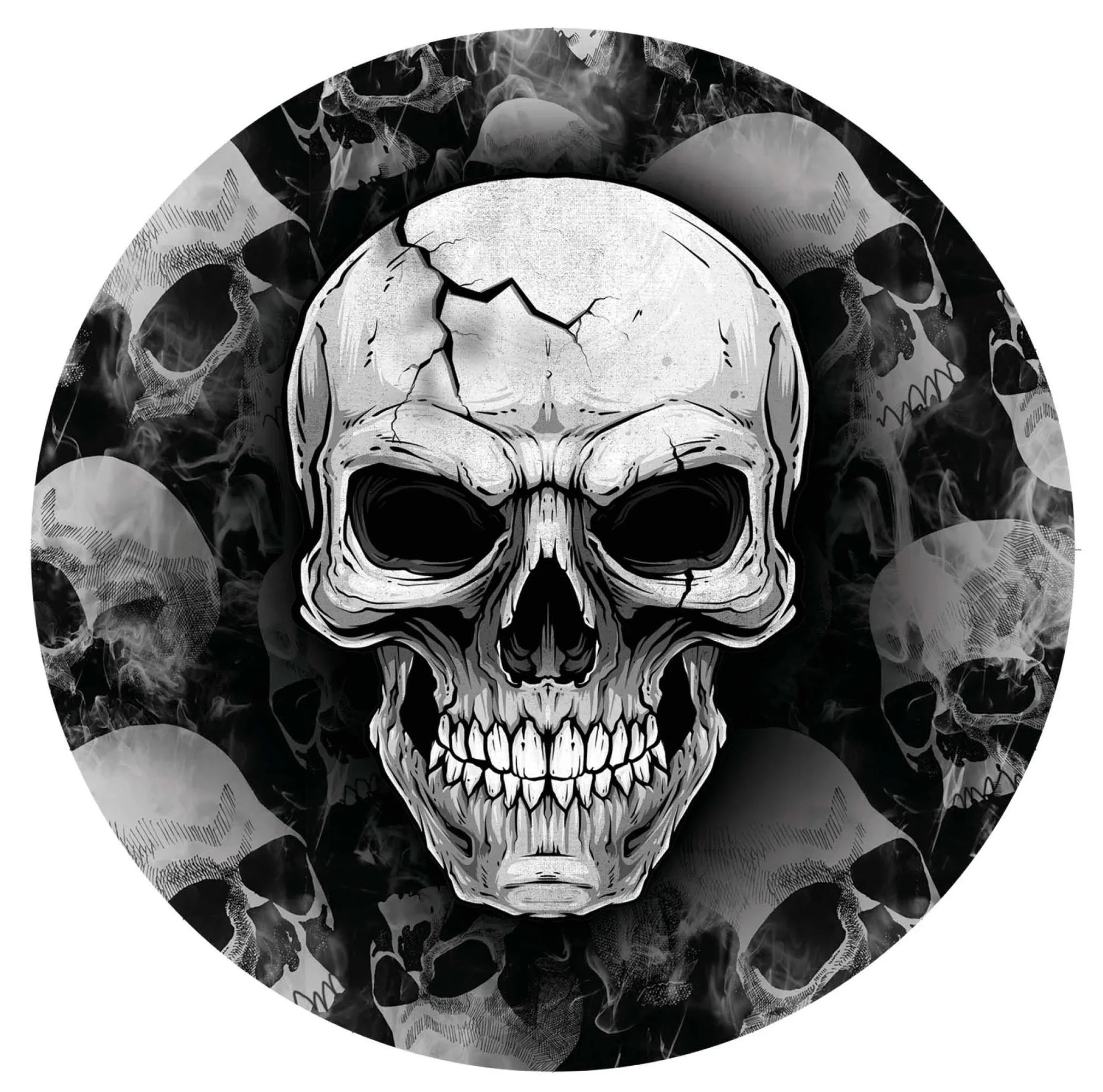 Pack de 6 Platos de Calaveras de Halloween Menaje Halloween Guirca