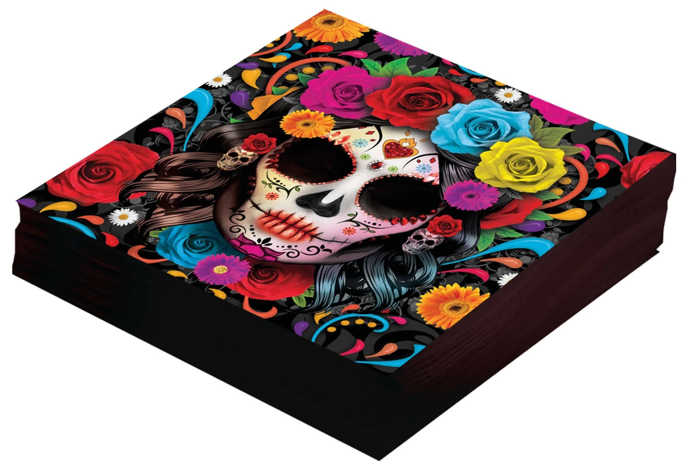 Pack de 12 Servilletas de Catrinas de Halloween Menaje Halloween Guirca