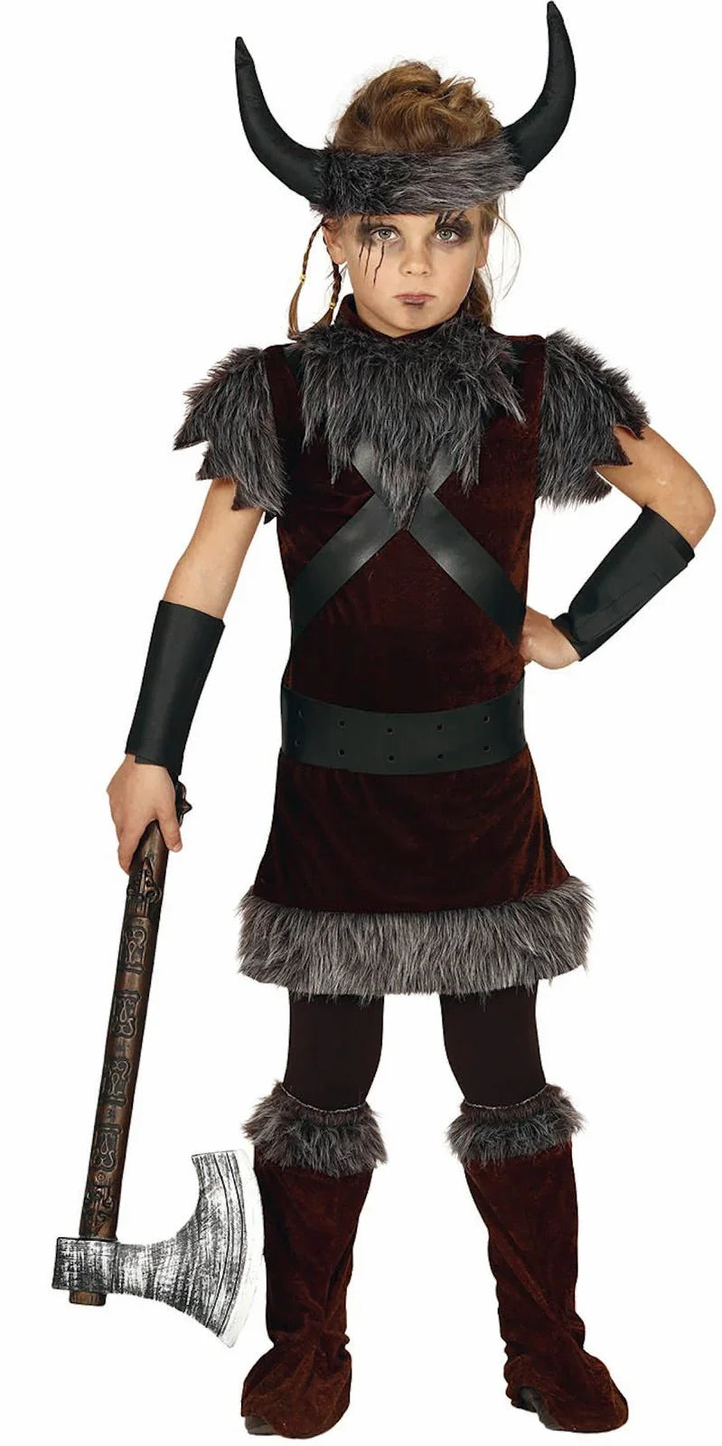 Disfraz de Vikingo Salvaje Infantil Vikingos Infantiles Guirca
