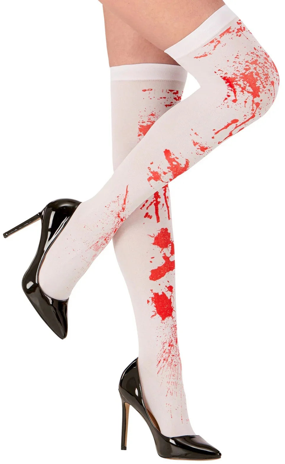 Medias Blancas Sangrientas para Adulto Accesorios Halloween EuroCarnavales