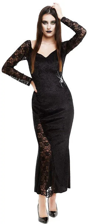 Disfraz de Morticia Addams Elegante para Mujer Morticia Addams Partilandia