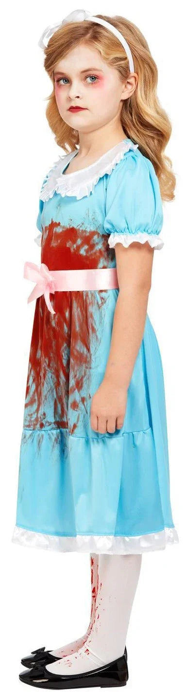 Disfraz de Gemela Sangrienta El Resplandor para Niña El Resplandor Smiffys