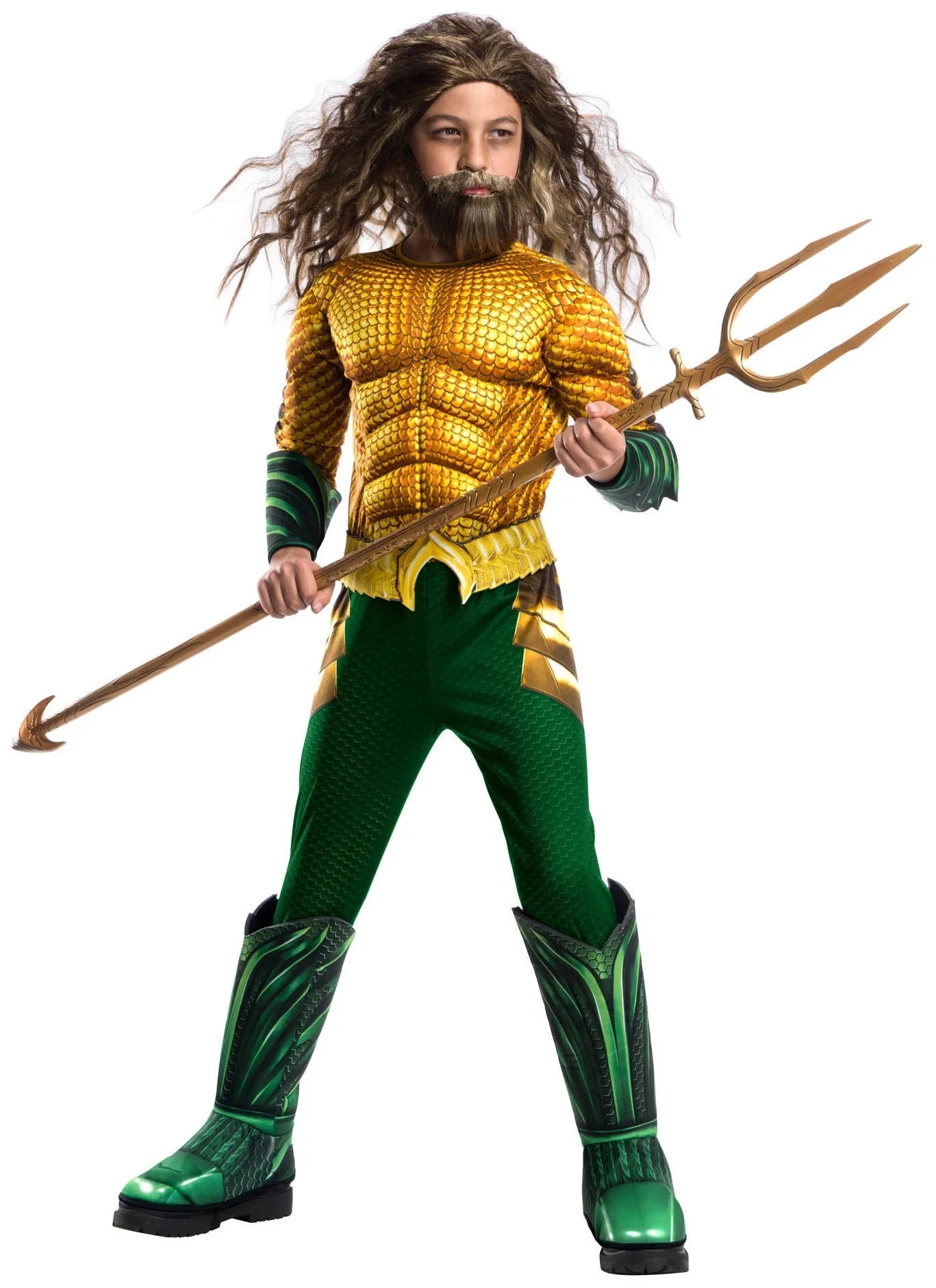 Disfraz de Aquaman Musculoso para Niño Aquaman Rubies