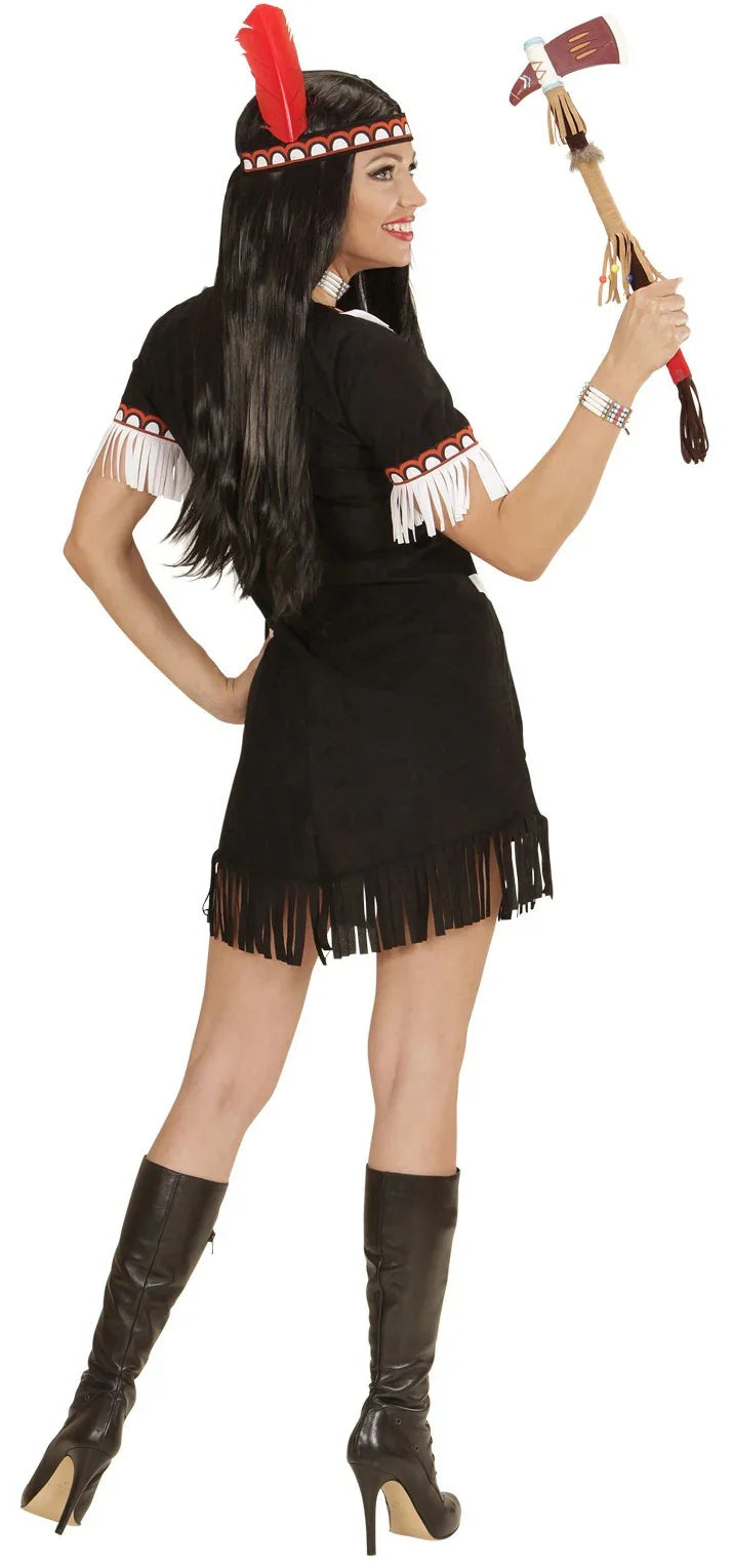 Disfraz de India Negra para Mujer Adultos Widmann