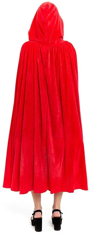 Capa de Mamá Noel con Capucha para Mujer Mamá Noel Partilandia