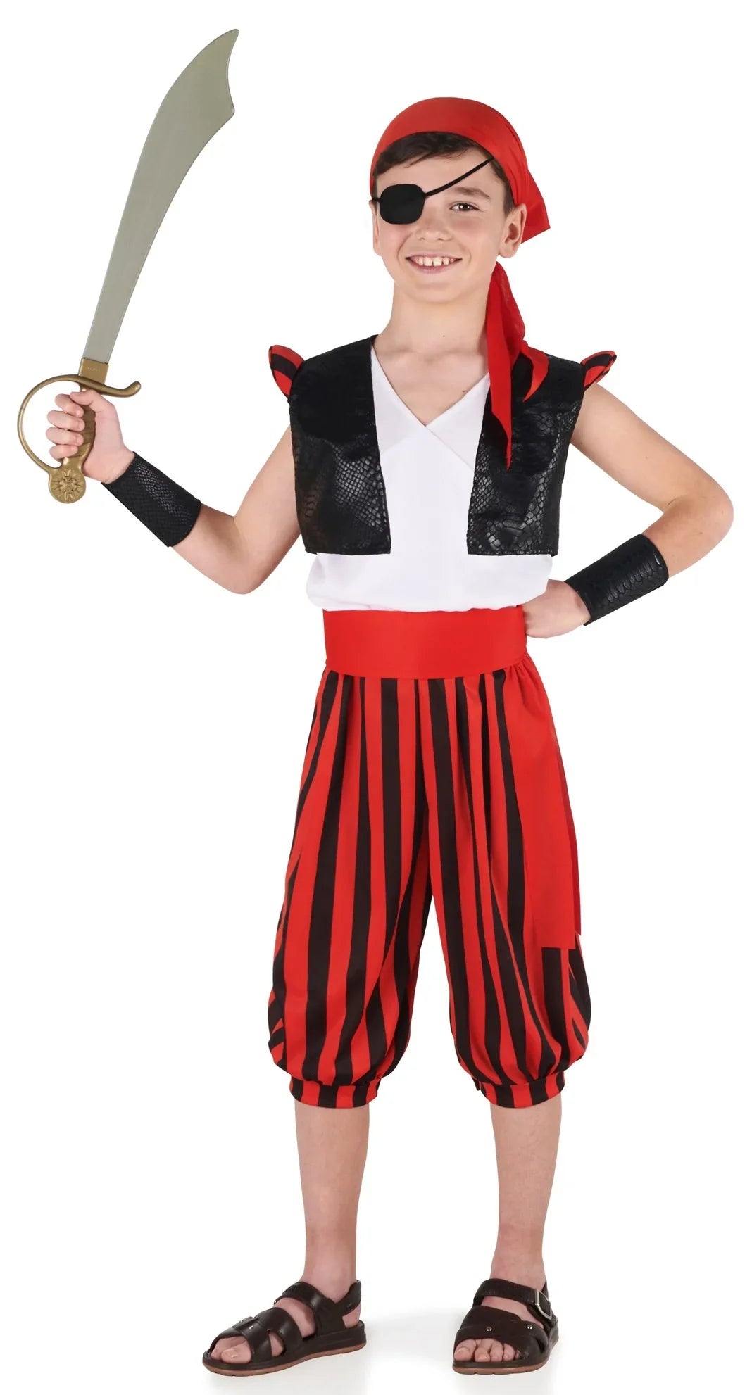 Disfraz de Pirata con Parche para Niño Piratas Infantiles Kimokawaii