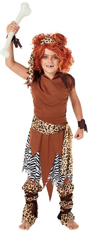 Disfraz de Troglodita Infantil Cavernícolas y Trogloditas Infantiles Kimokawaii