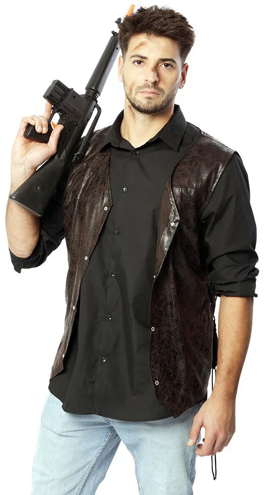 Chaleco Motero Daryl The Walking Dead para Hombre Chalecos EuroCarnavales