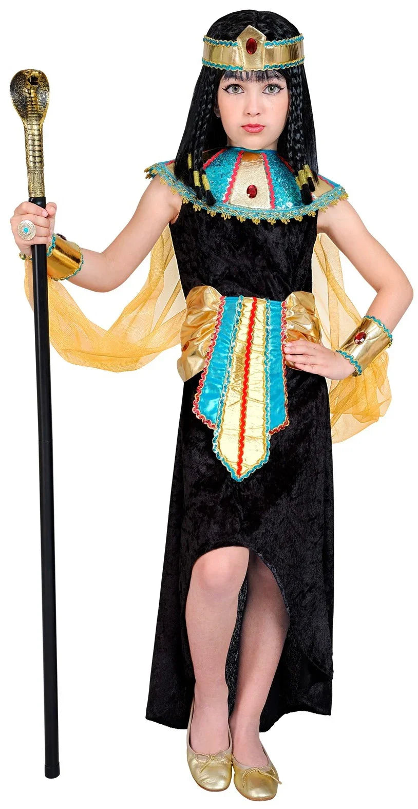 Disfraz de Faraona Egipcia Nefertiti para Niña Egipcios Infantiles Widmann