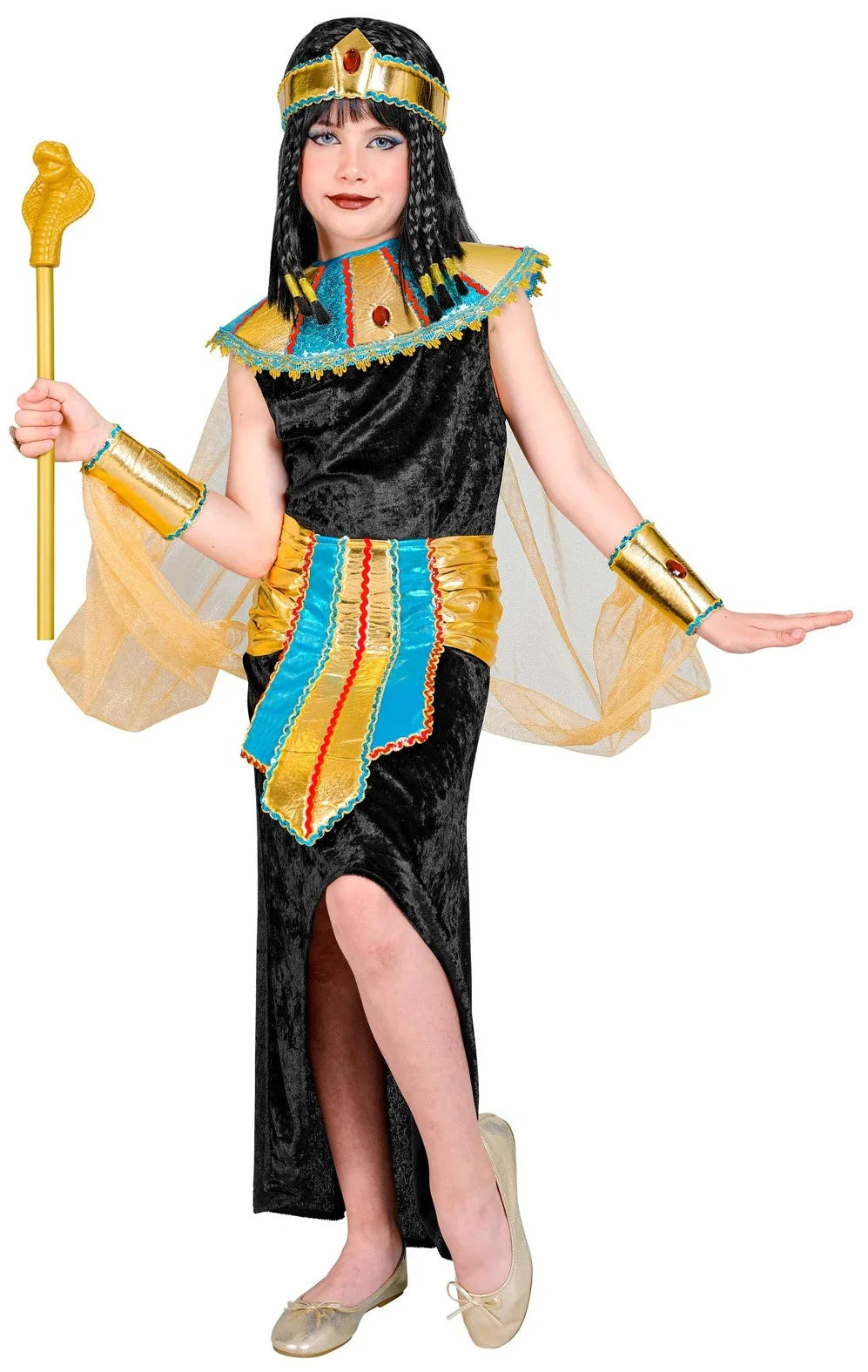 Disfraz de Faraona Egipcia Nefertiti para Niña Egipcios Infantiles Widmann