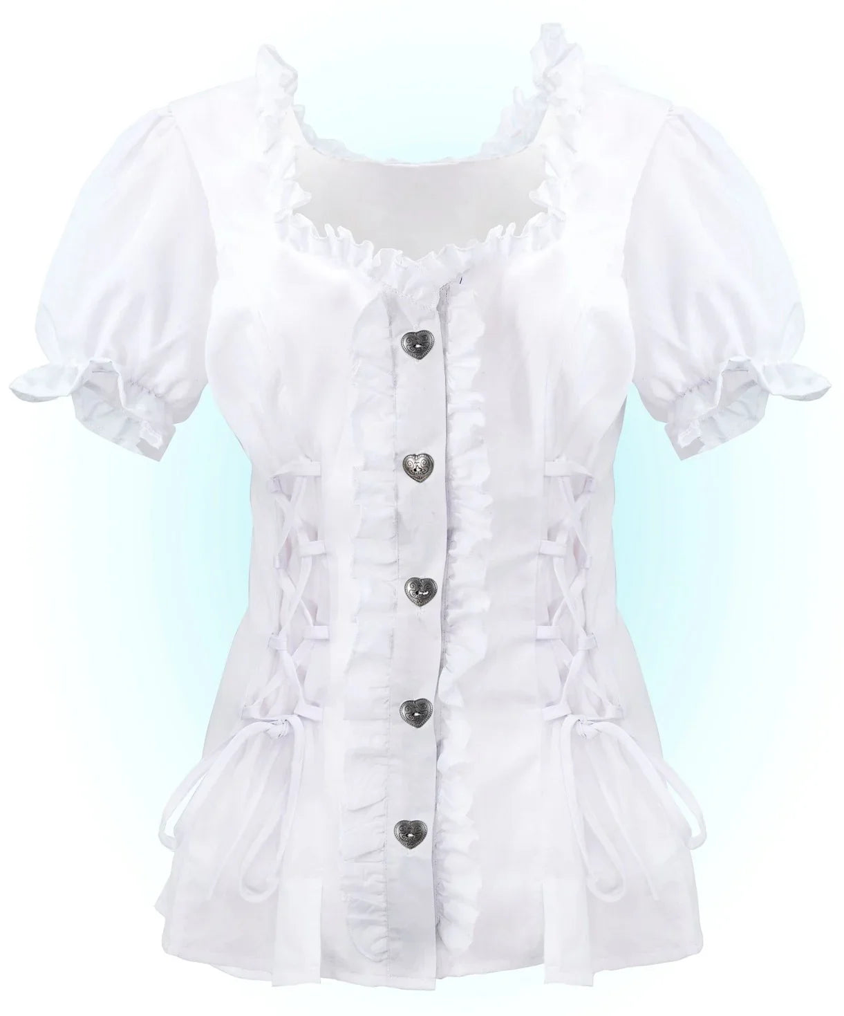 Camisa de Tirolesa Blanca para Mujer Camisas Tirolesas y de Oktoberfest Widmann