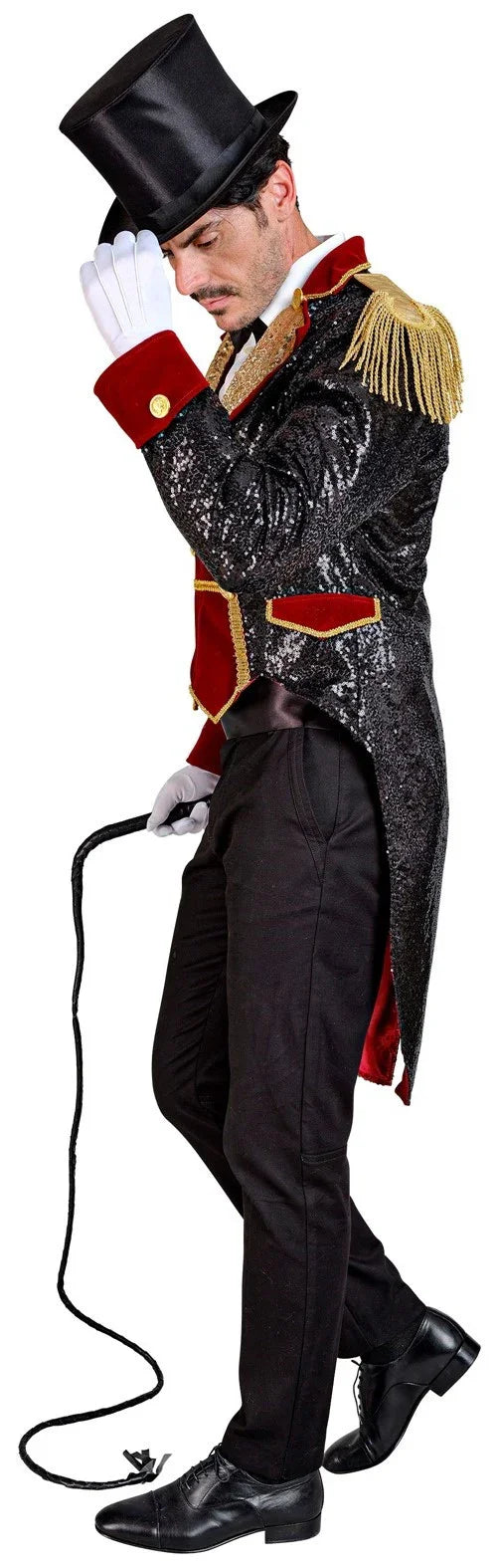 Chaqueta de Domador Negra con Lentejuelas para Hombre Domador Widmann